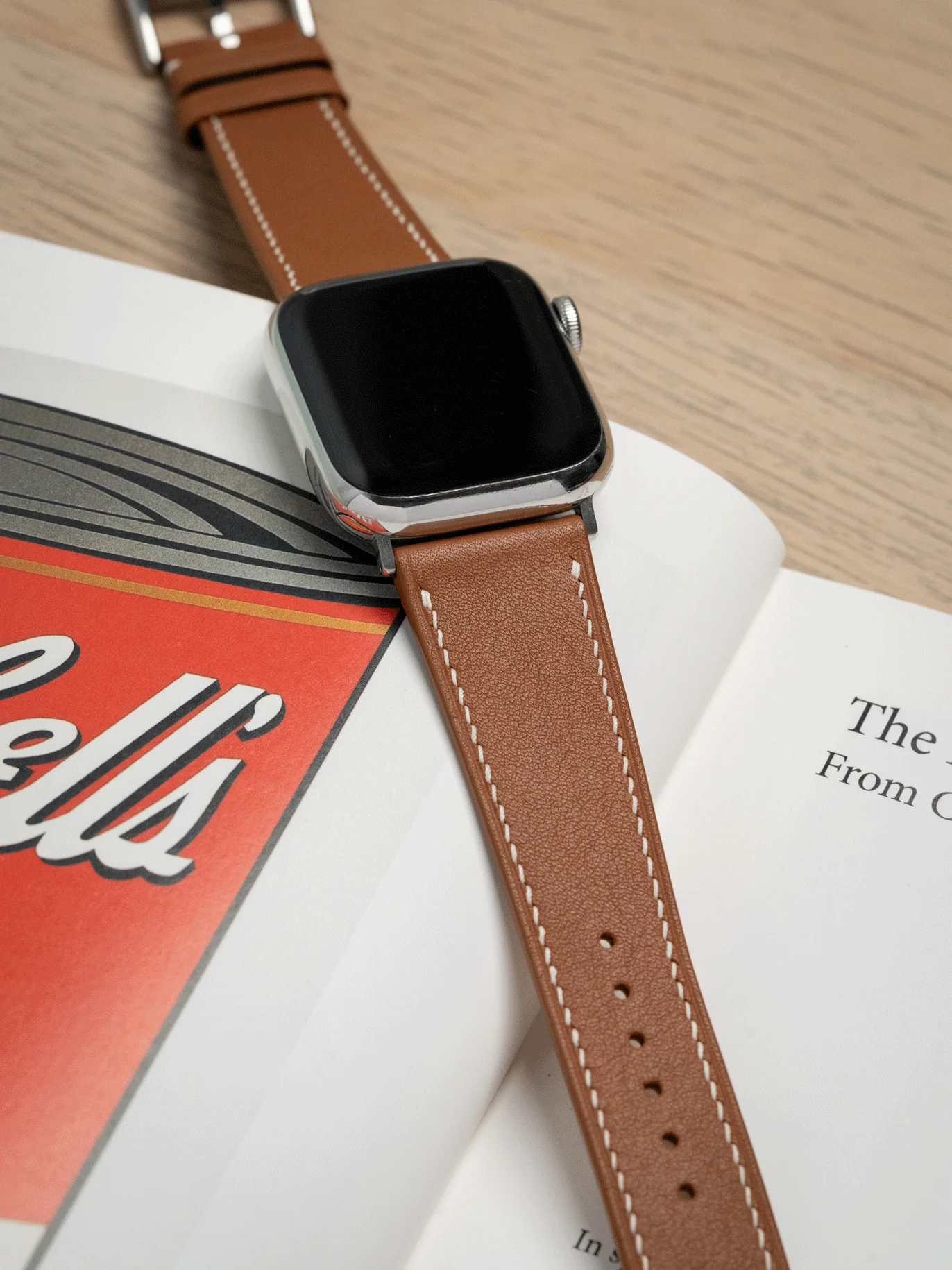 Custom Watch Strap for Apple Watch - Hermès Style - Image 3