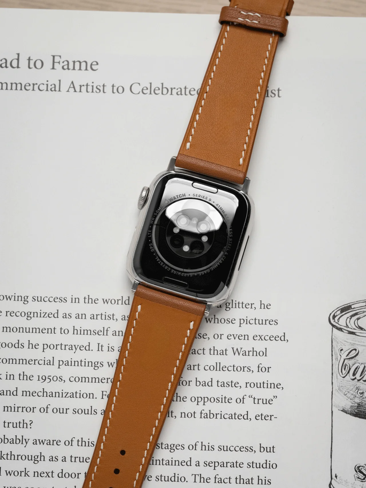 Custom Watch Strap for Apple Watch - Hermès Style - Image 6