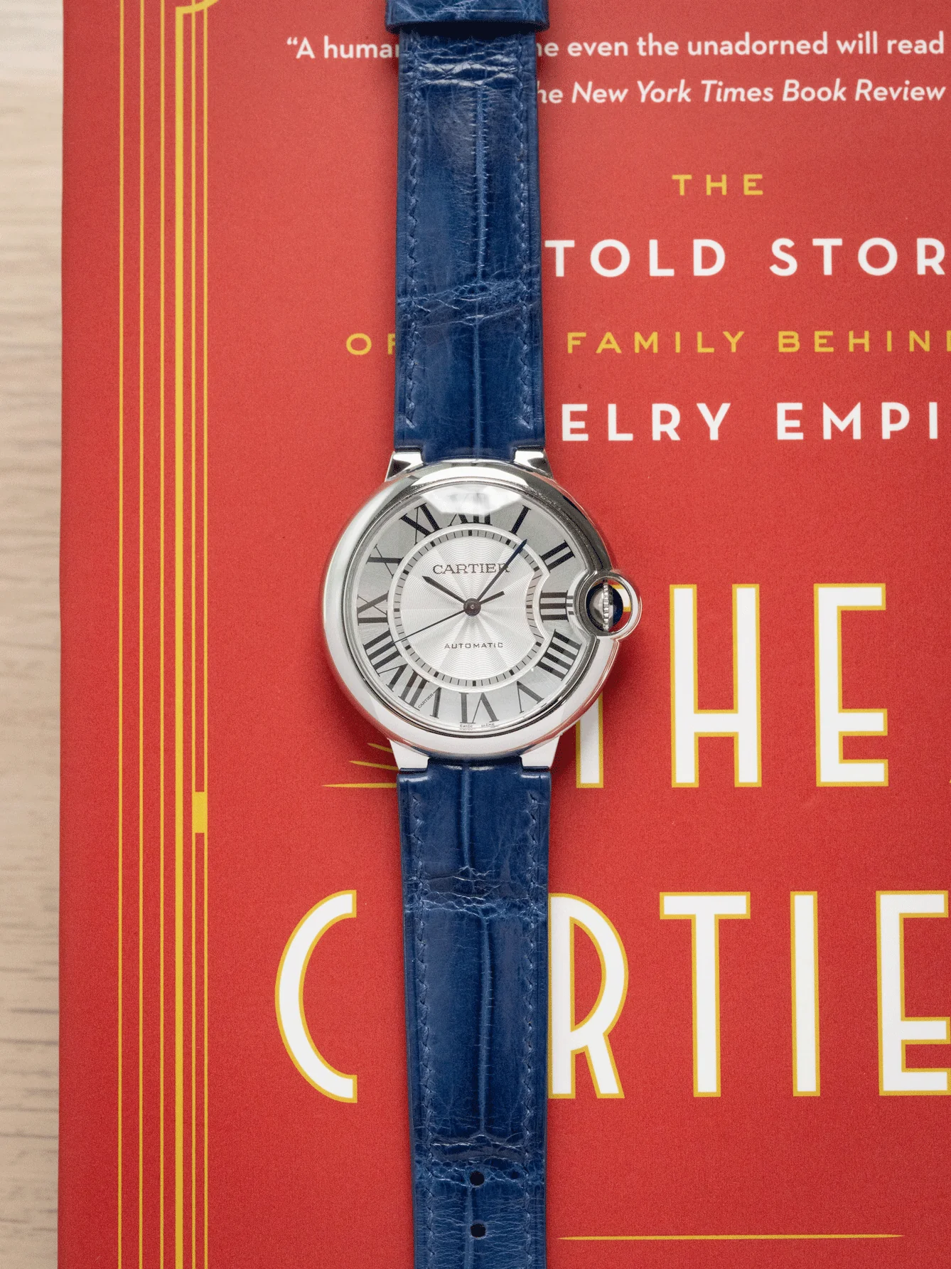 Custom Watch Strap for Cartier Ballon Bleu - Image 2