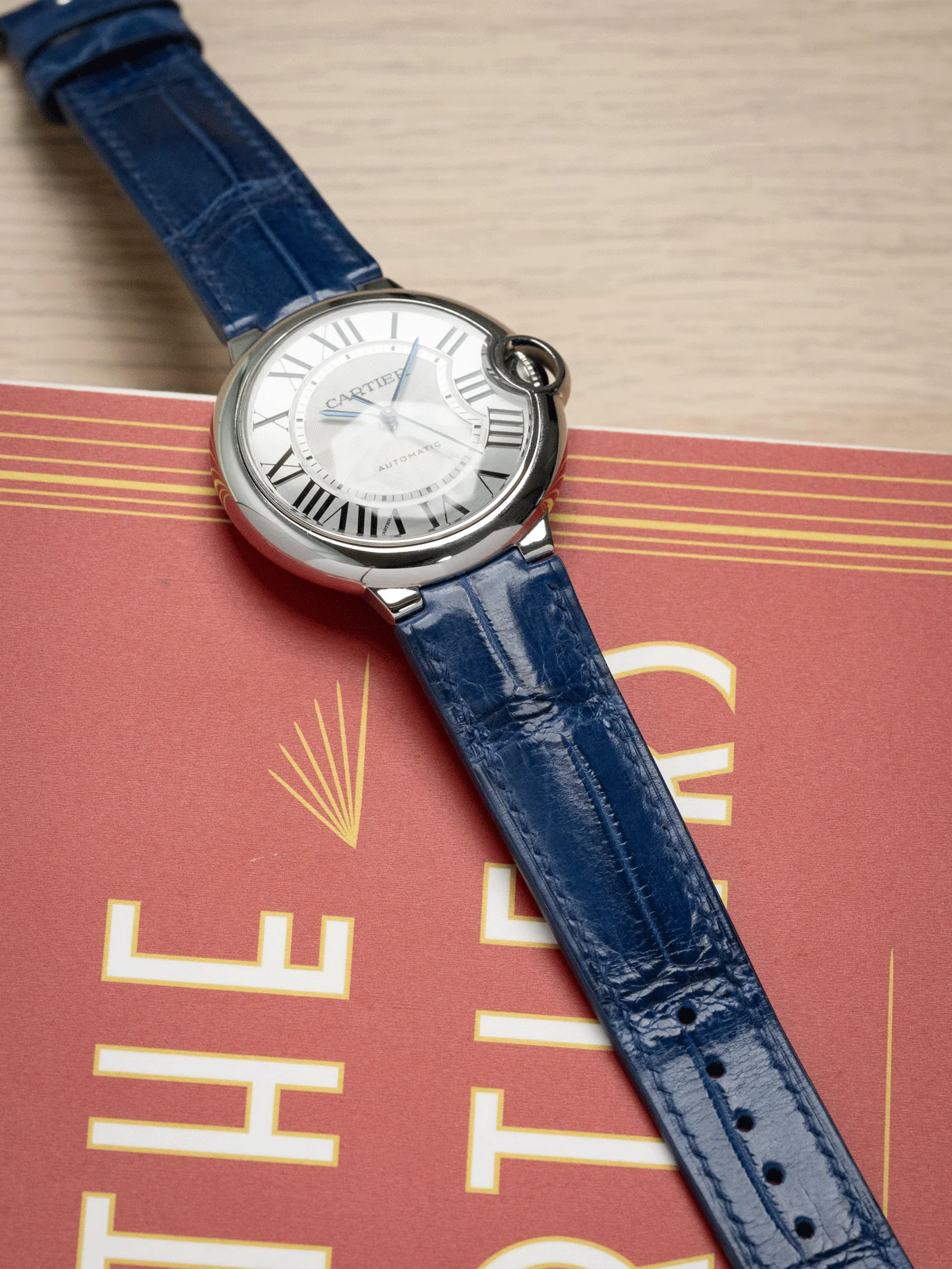 Custom Watch Strap for Cartier Ballon Bleu - Image 3