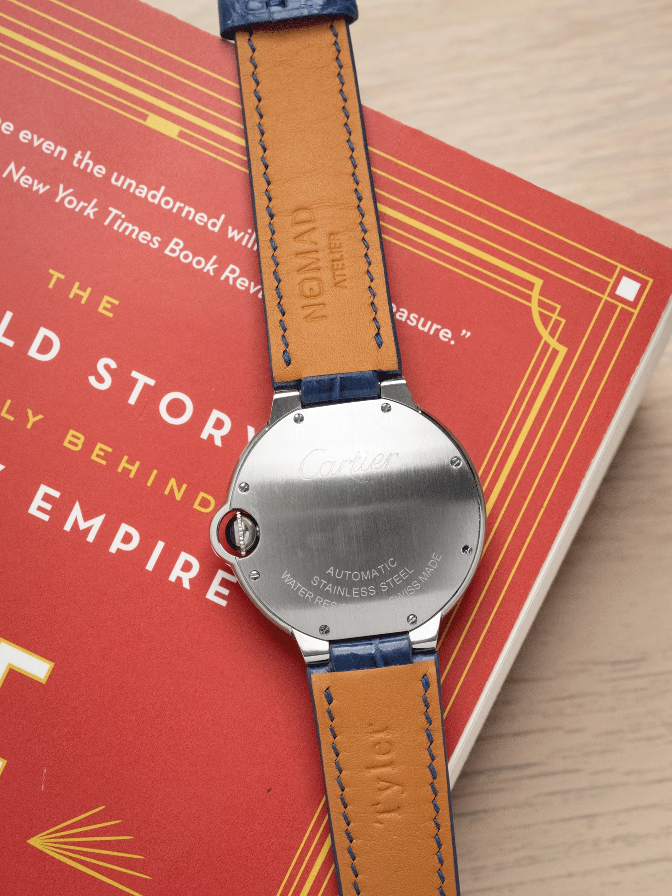 Custom Watch Strap for Cartier Ballon Bleu - Image 4