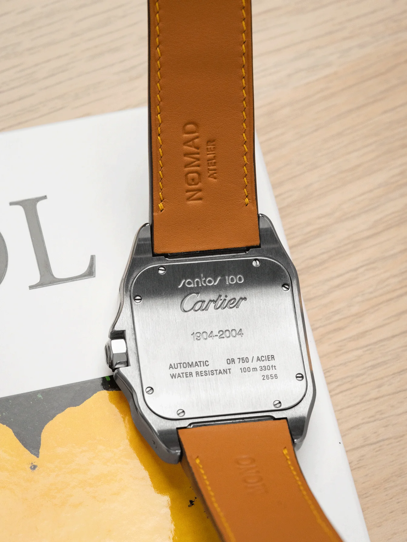 Custom Watch Strap for Cartier Santos 100 - Image 4