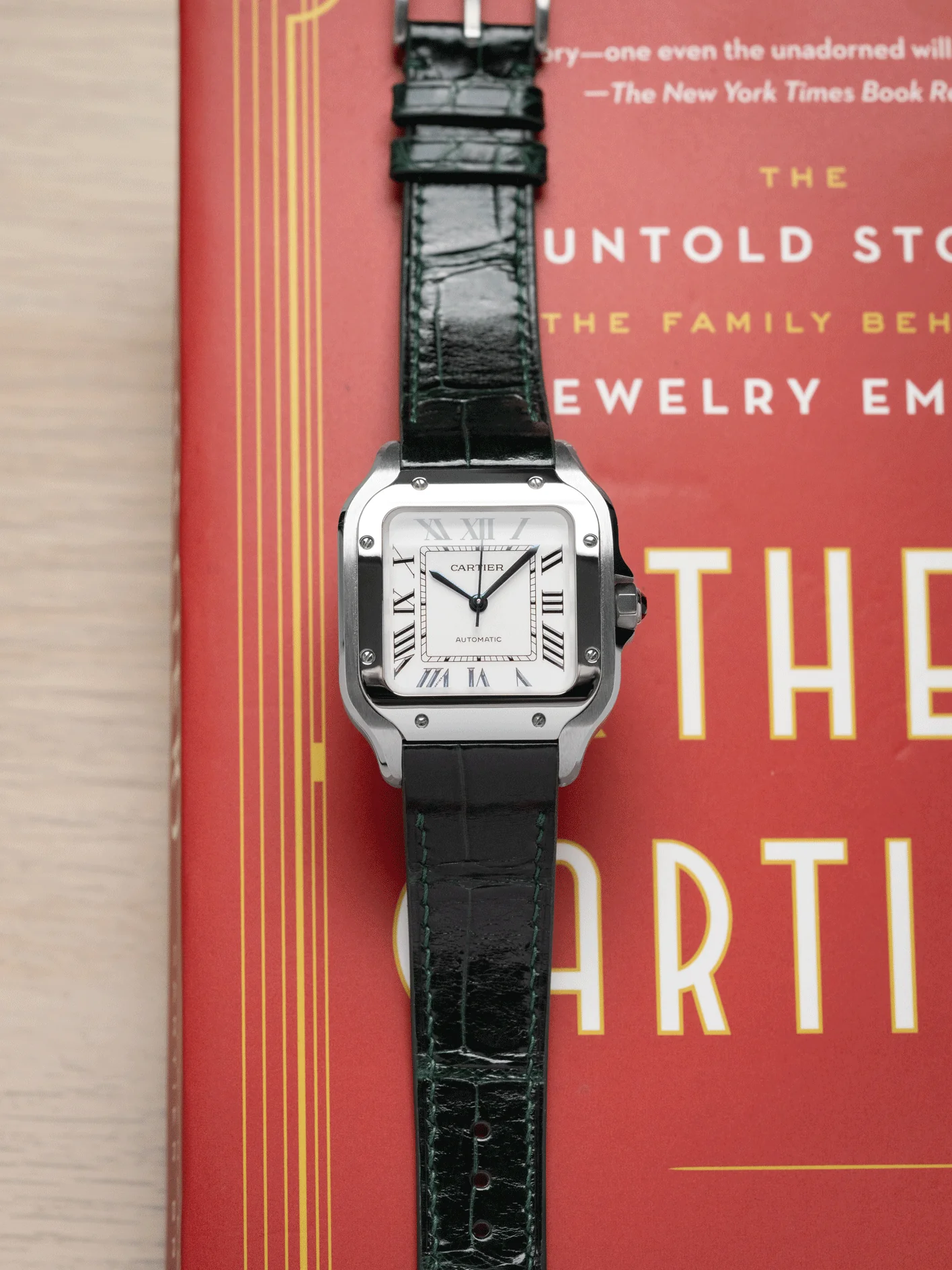 Custom Watch Strap for Cartier Santos de Cartier - Image 2