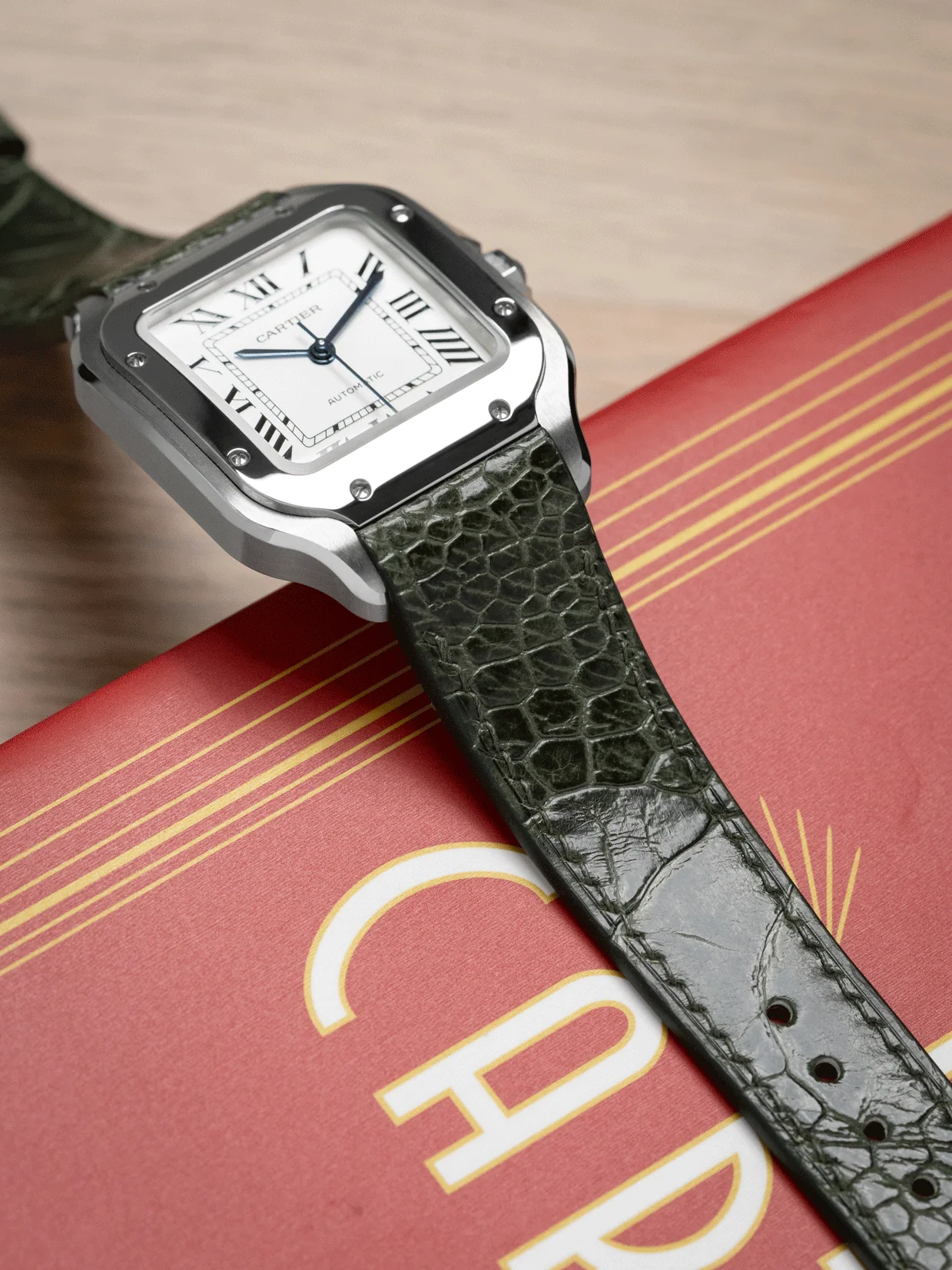 Custom Watch Strap for Cartier Santos de Cartier - Image 3