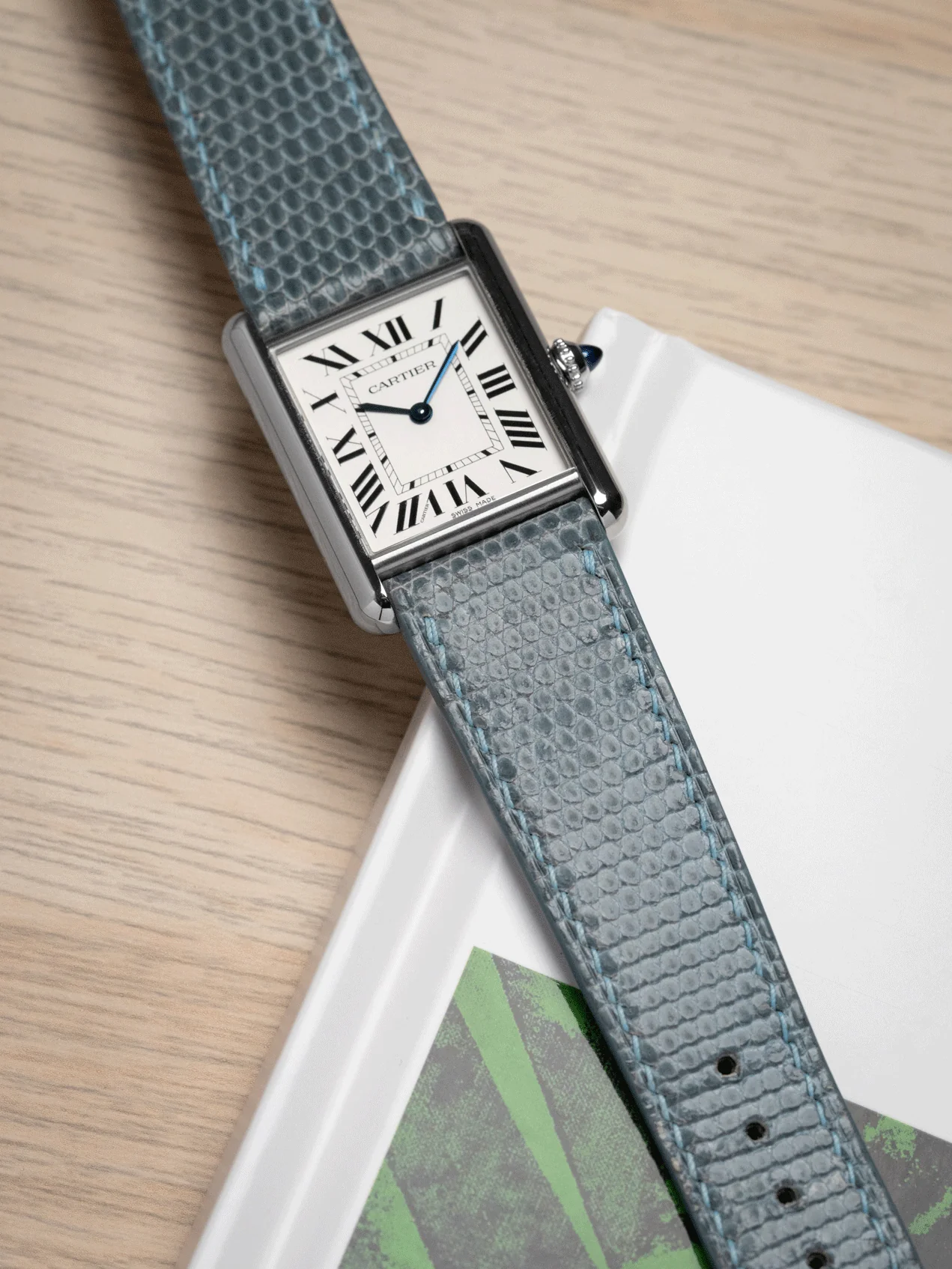 Custom Watch Strap for Cartier Tank - Image 3