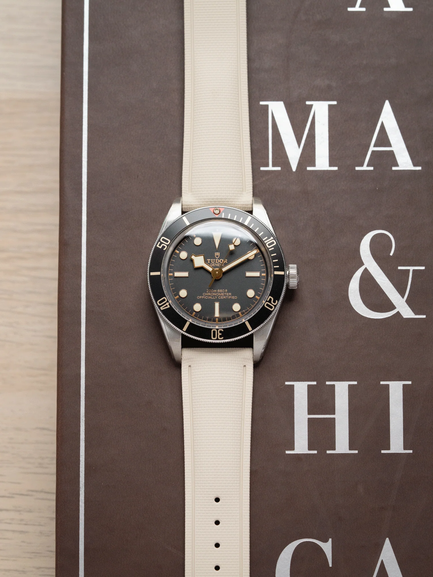 FoldFIT FKM Rubber Strap in Khaki - Image 2