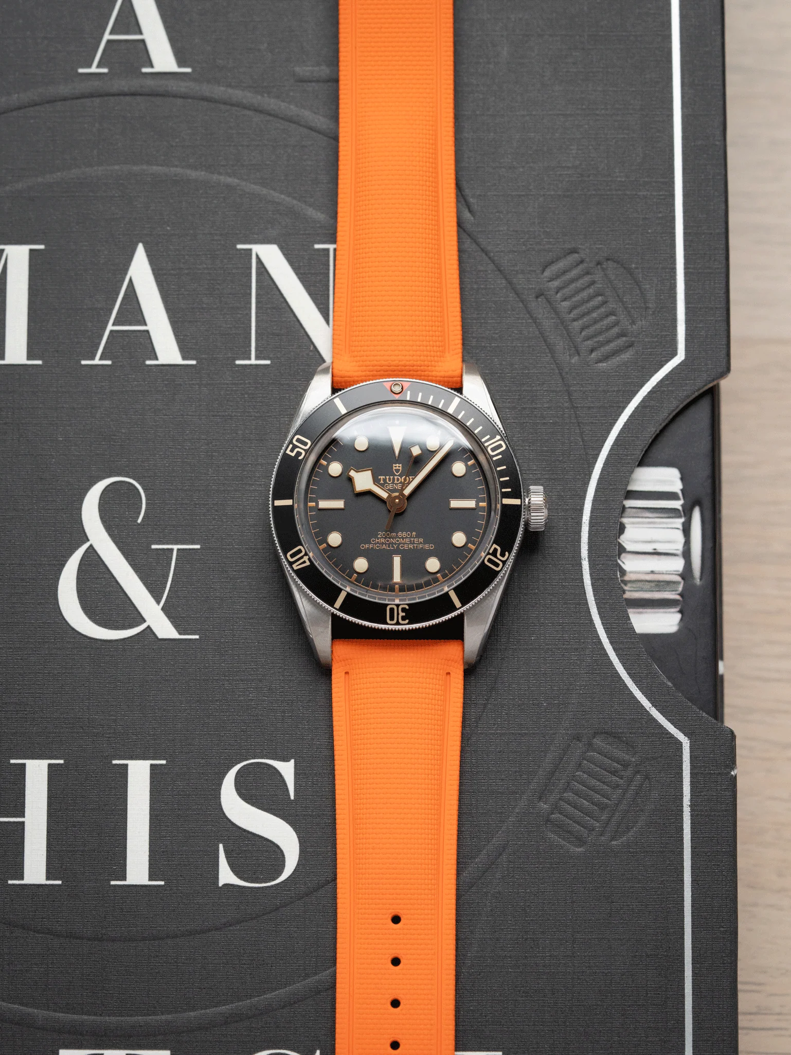 FoldFIT FKM Rubber Strap in Orange - Image 2