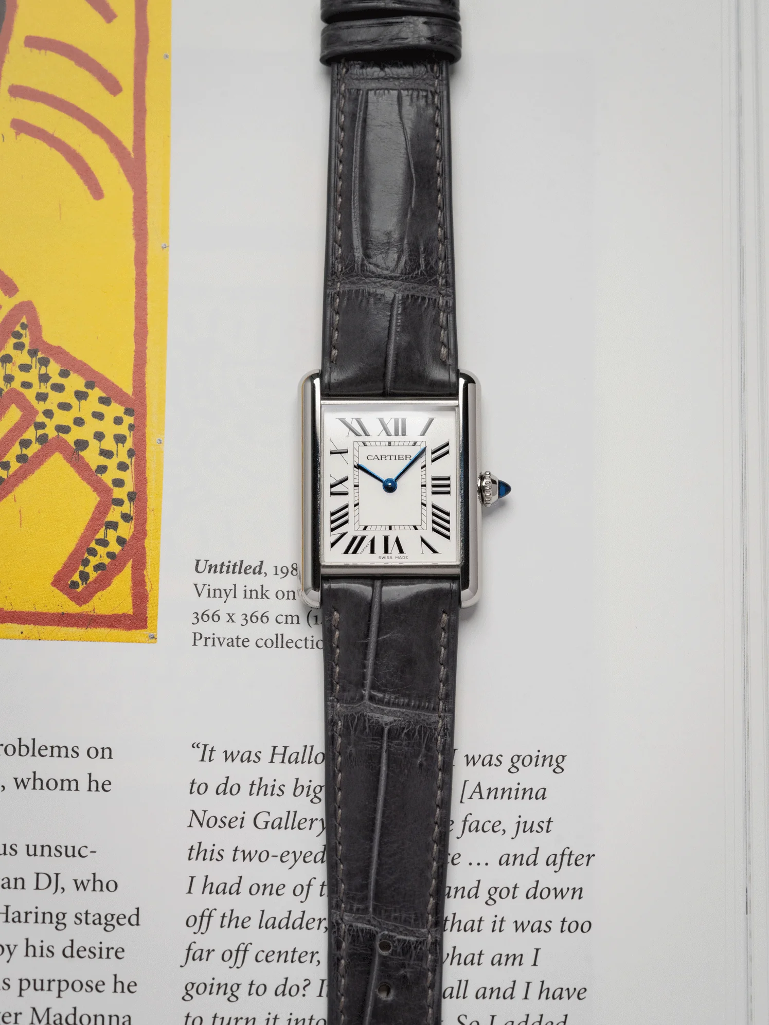 MTO Crocodile Leather Strap in Grey (Semi-Glossy) - Image 2