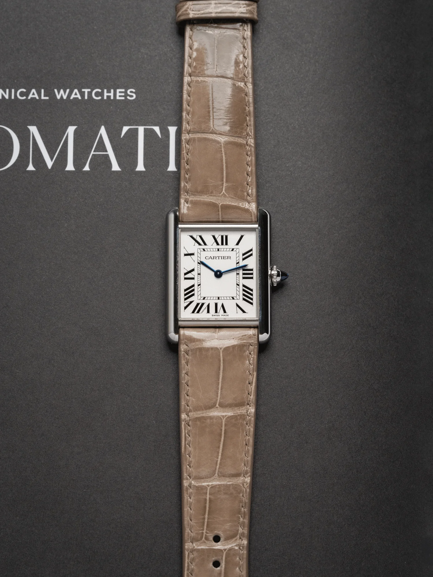 MTO Crocodile Leather Strap in Natural (Glossy) - Image 2