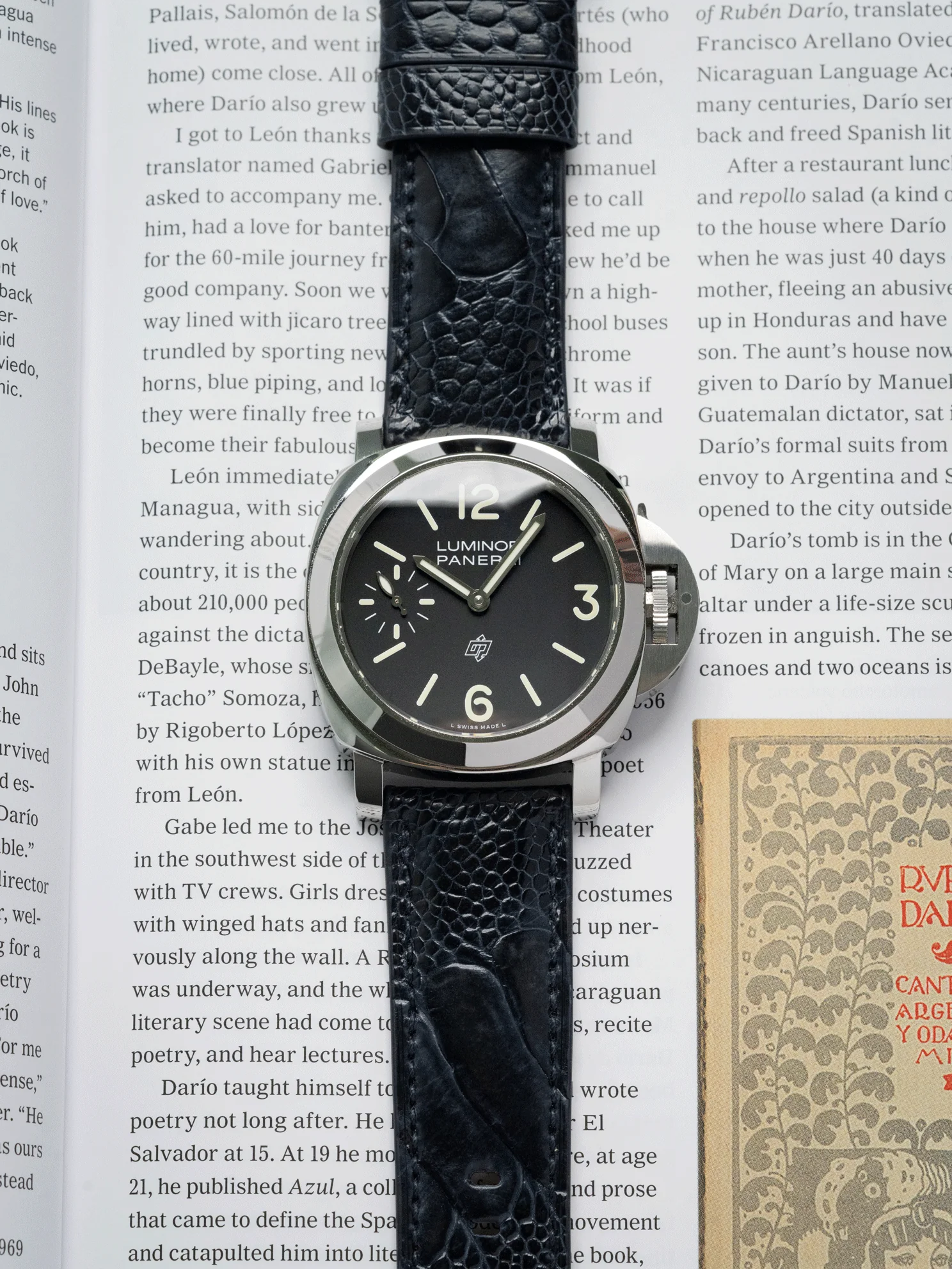 MTO Ostrich Leather Strap in Navy for Panerai - Image 2