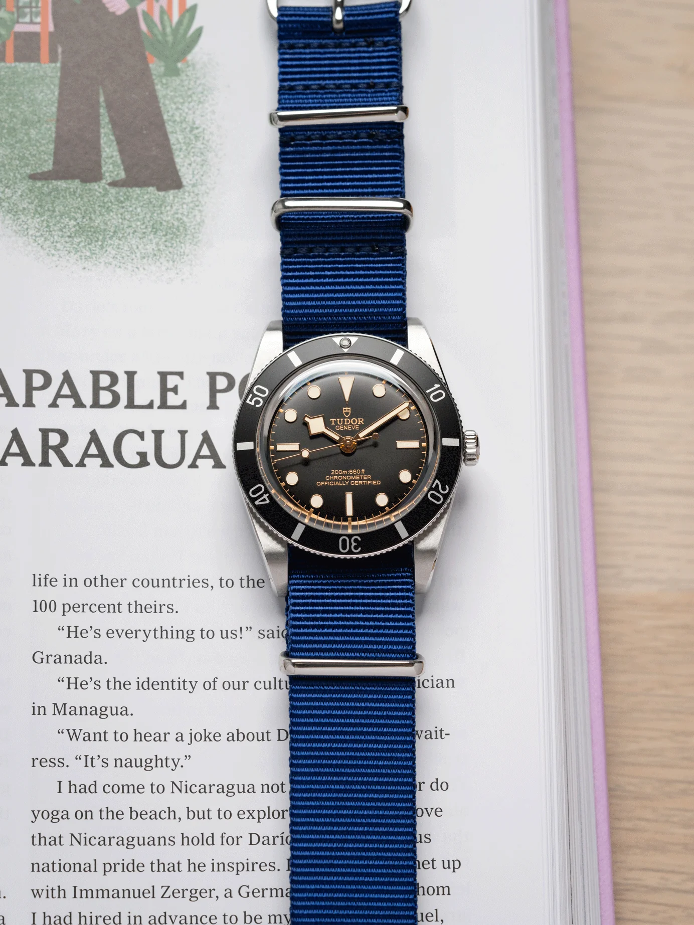 Premium Nato Strap in Navy - Image 2