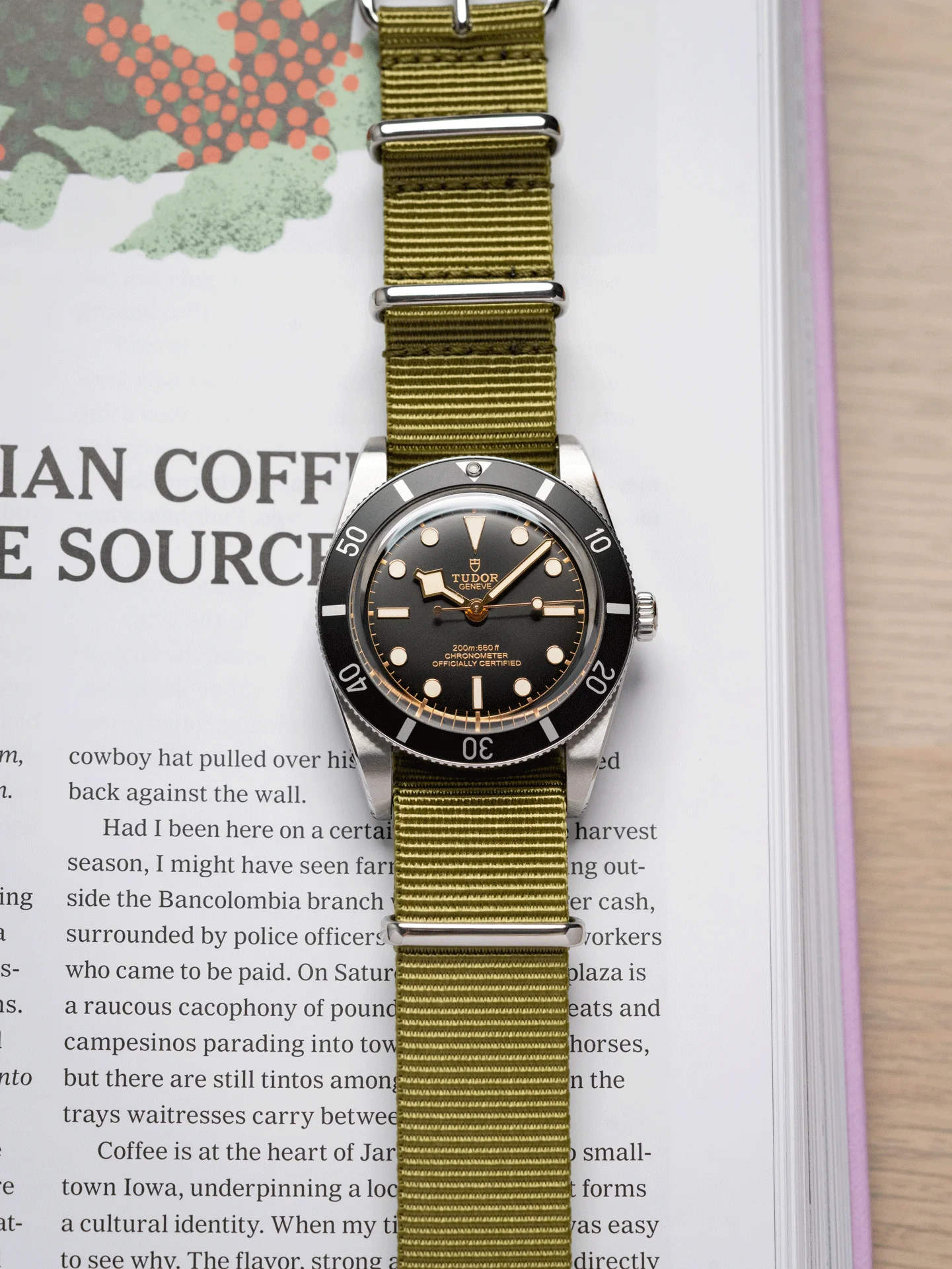 Premium Nato Strap in Olive - Image 2
