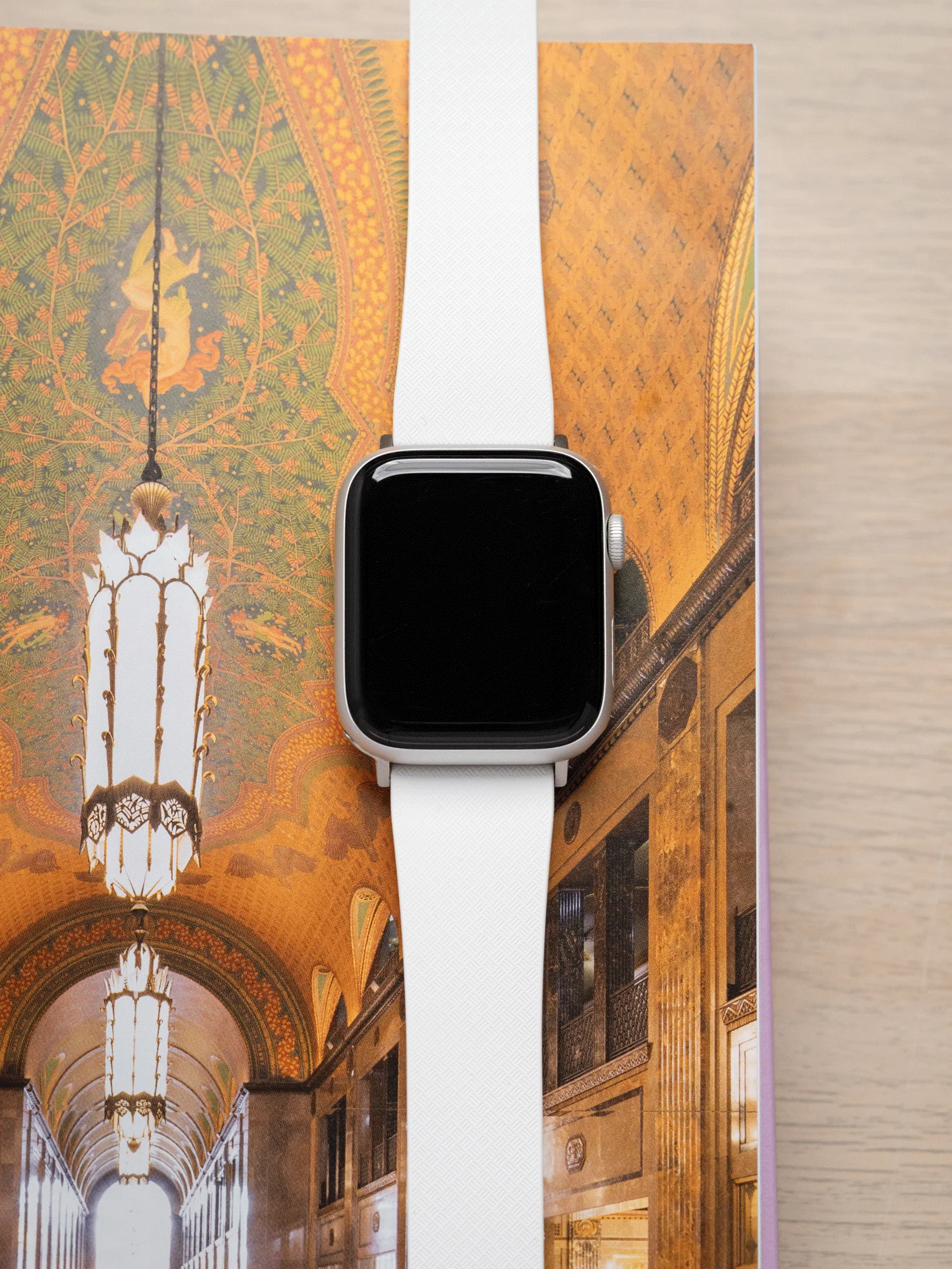 TrimFIT Tropic FKM Rubber Strap in White for Apple Watch - Image 2